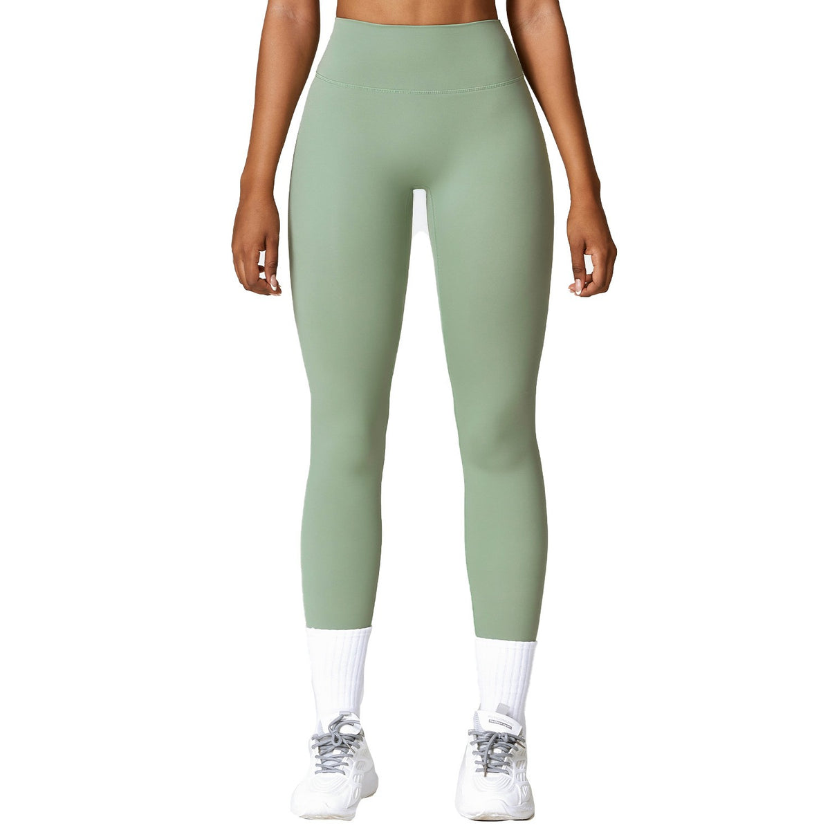 Brushed Contour Seam High Waist Yoga Leggings