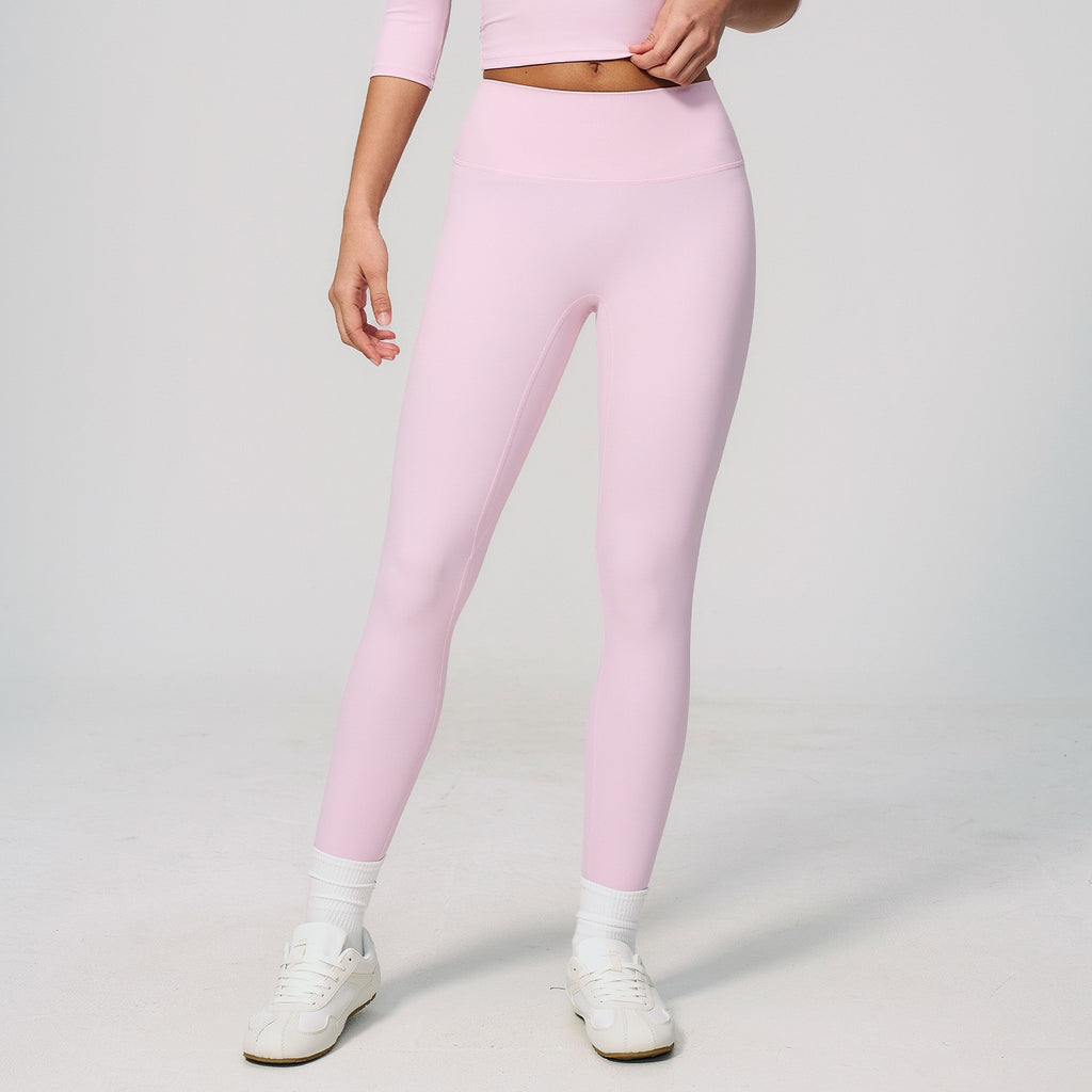 Brushed Contour Seam High Waist Yoga Leggings