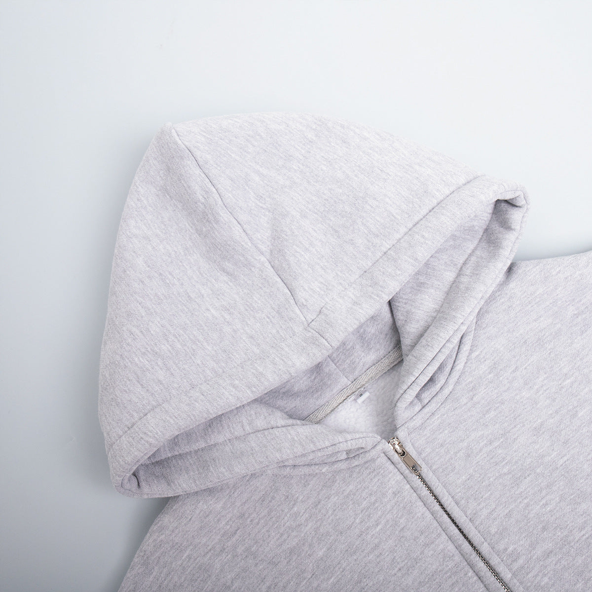 Zip Hoodie and Jogger Two Piece Set - Grey - 1
