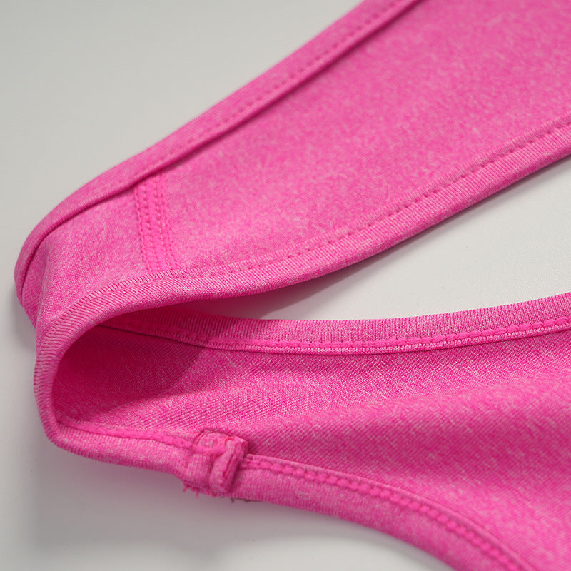 Breathable Racerback Tank Top For Yoga Workouts - Rose - 7