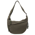 Slouchy Nylon Sling Crossbody Bag - Green