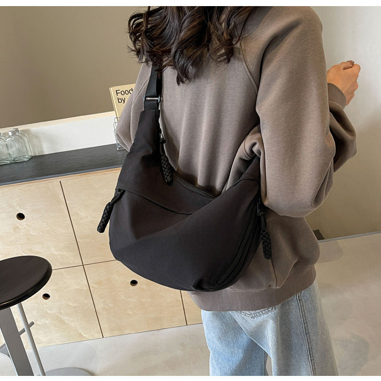 Slouchy Nylon Sling Crossbody Bag - view 2