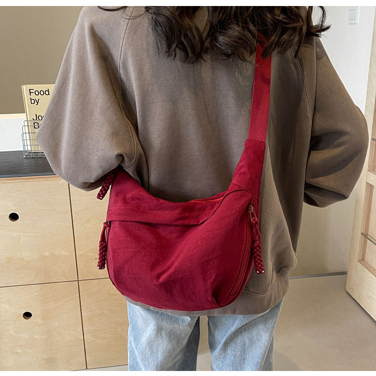 Slouchy Nylon Sling Crossbody Bag - view 4