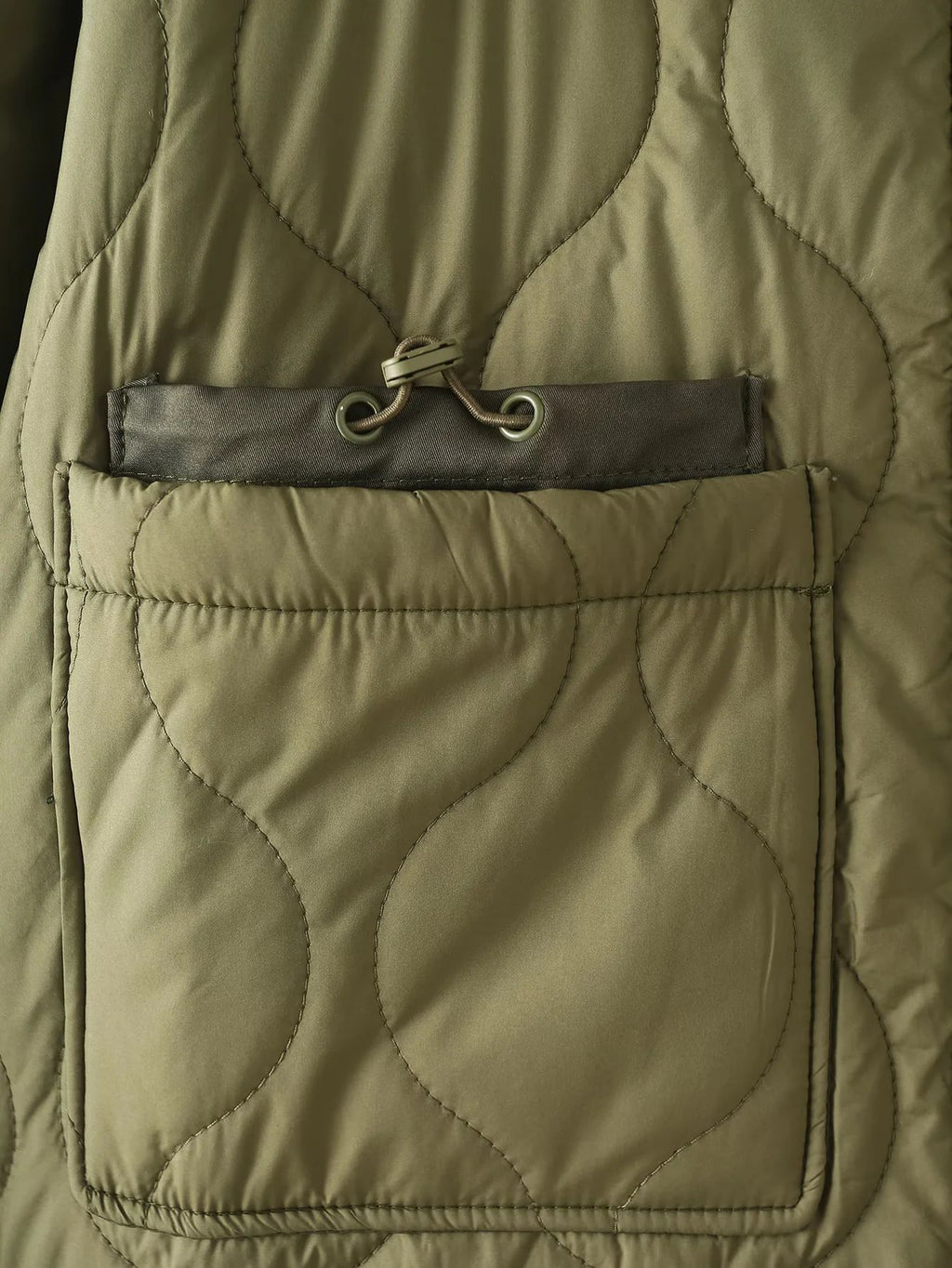 Onion Quilted Stand Collar Jacket - Green - 6