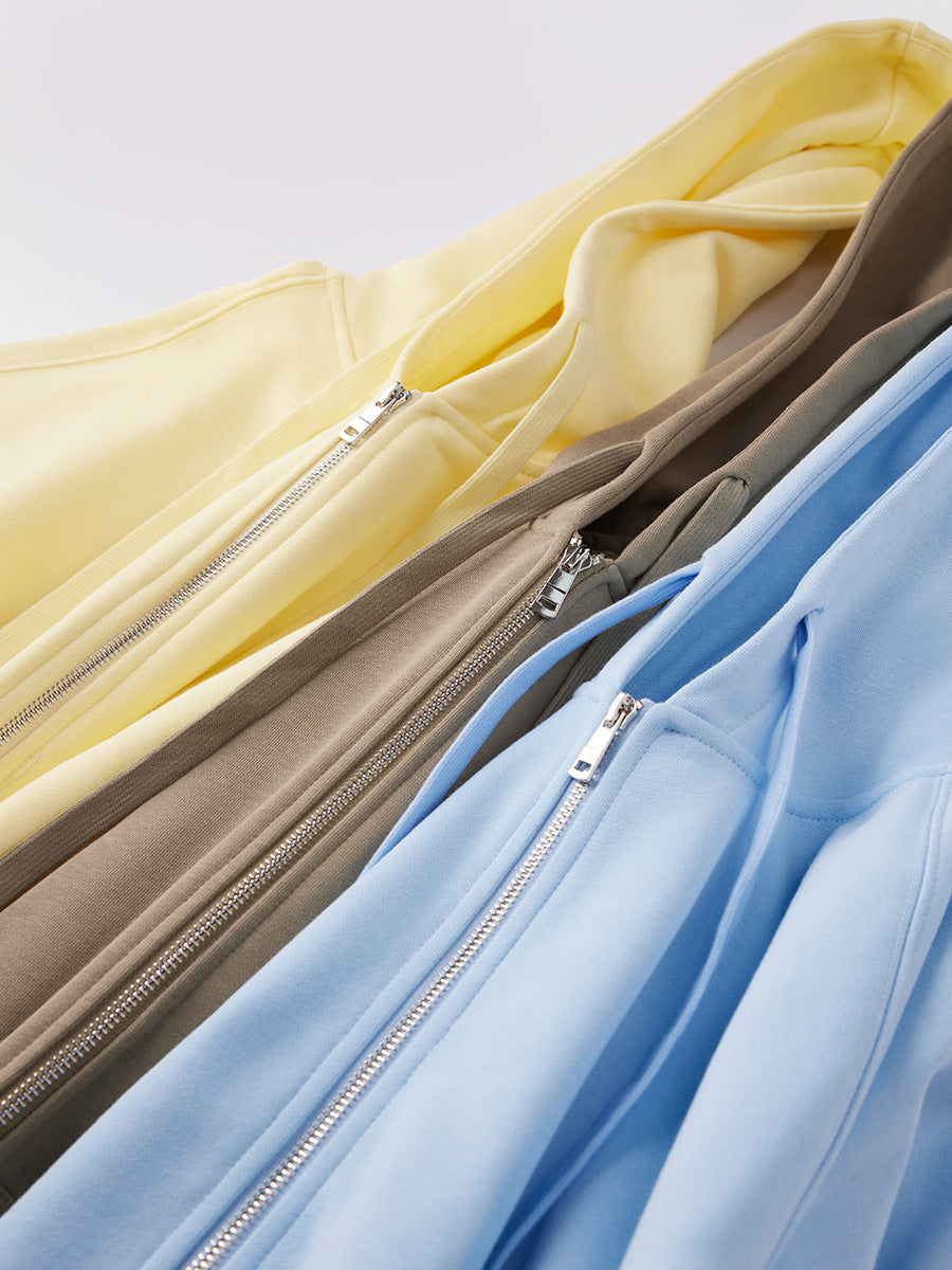 Oversized Athletic Zip Up Hoodie - view 1