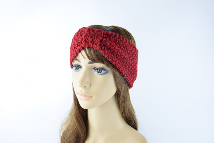 Seed Stitch Knot Bow Headband - view 13