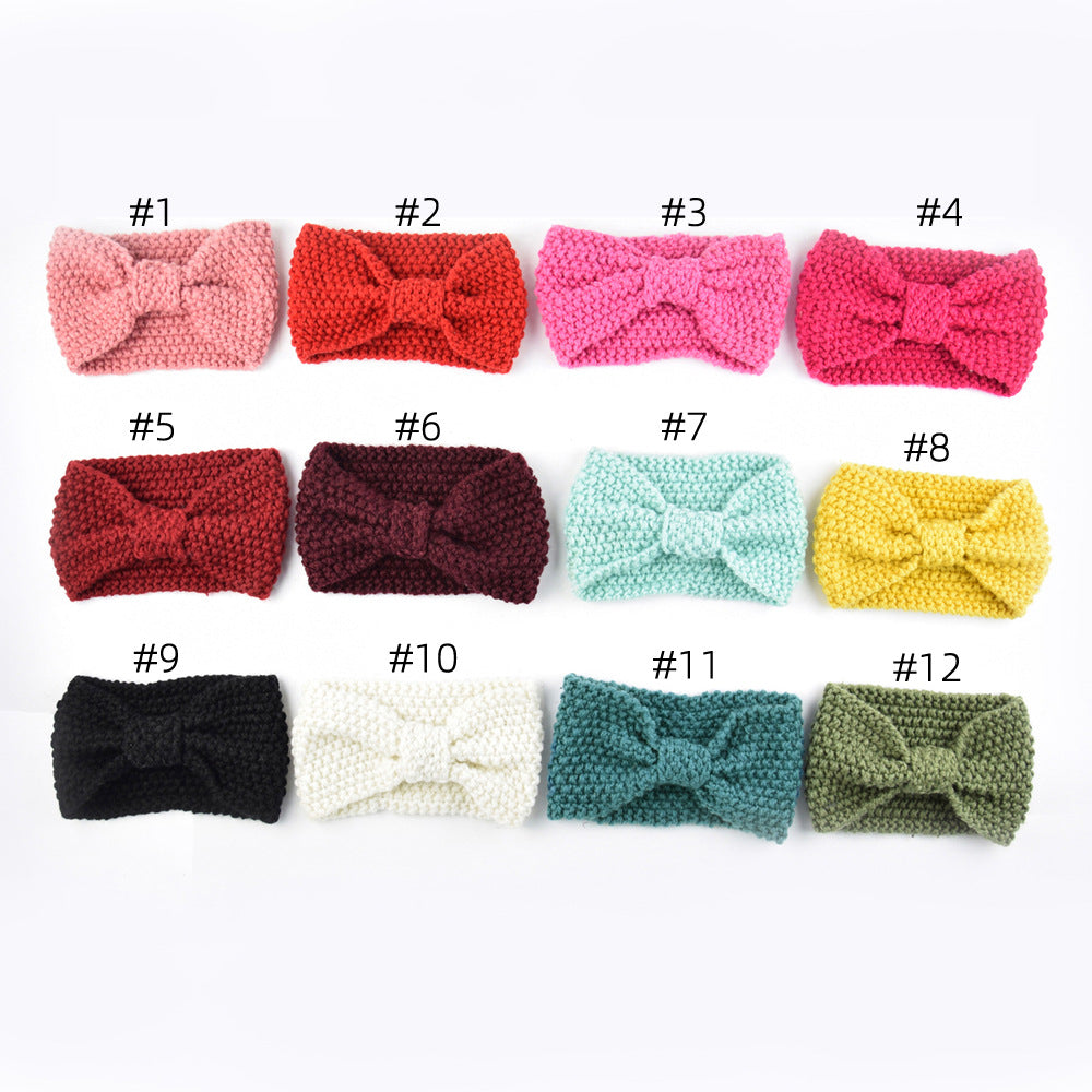 Seed Stitch Knot Bow Headband - view 15