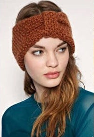 Seed Stitch Knot Bow Headband - view 2