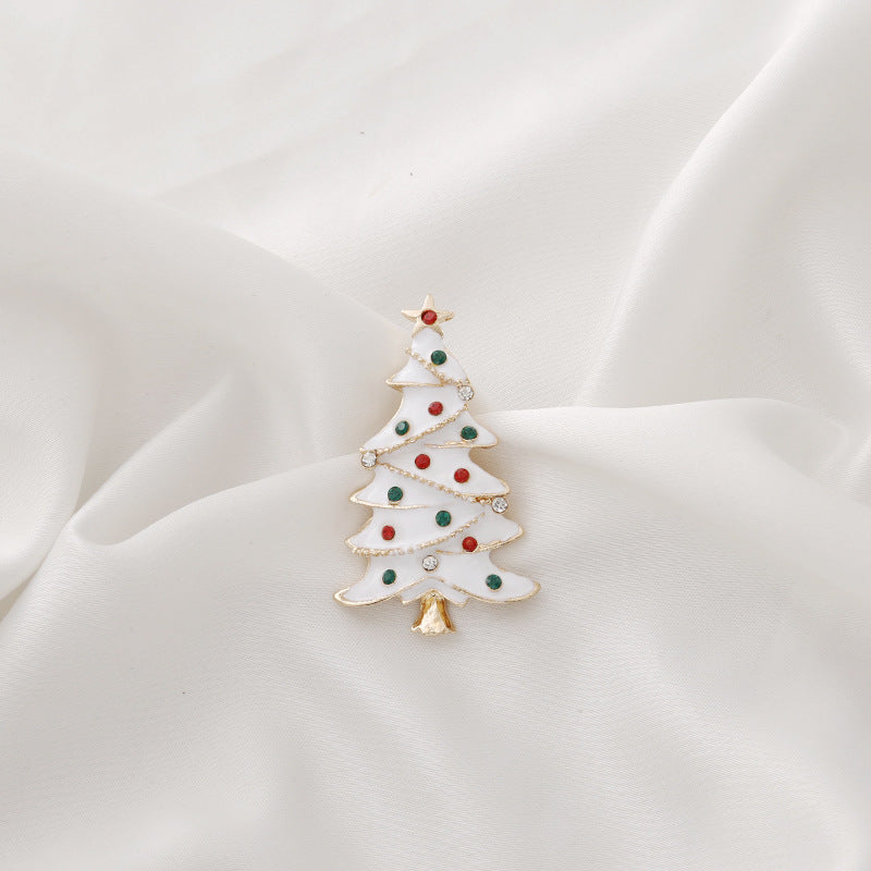 Cartoon Festive Enamel Pin Brooch - Tree