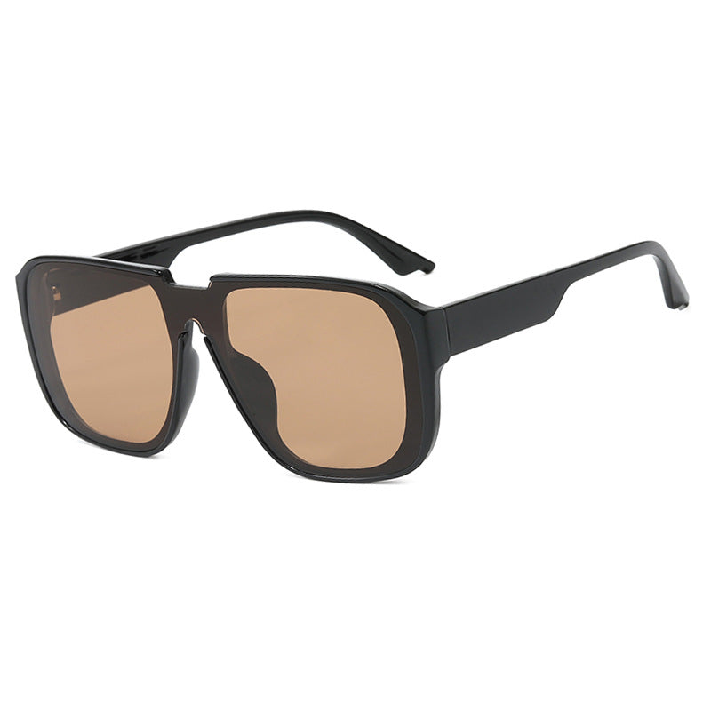 Oversized Flat Top Square Sunglasses - Color_2