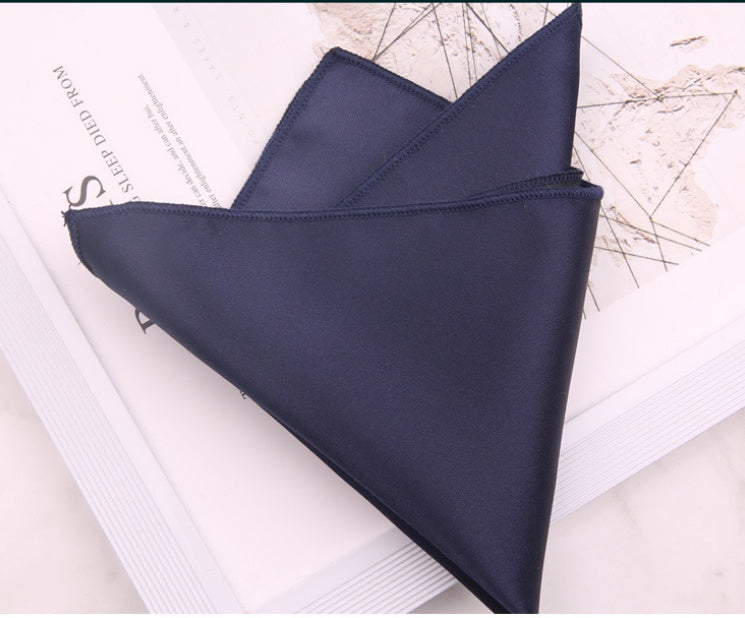 Solid Satin Pocket Square for Suits - A08
