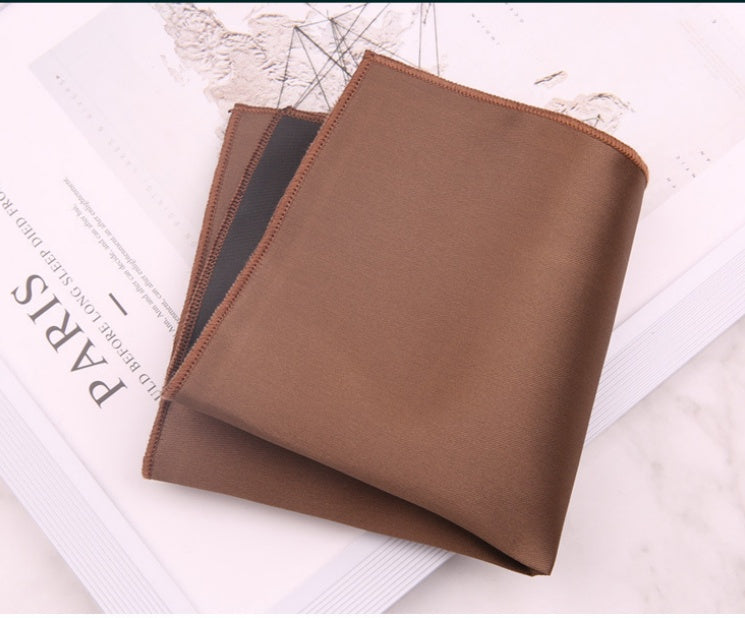 Solid Satin Pocket Square for Suits - A09