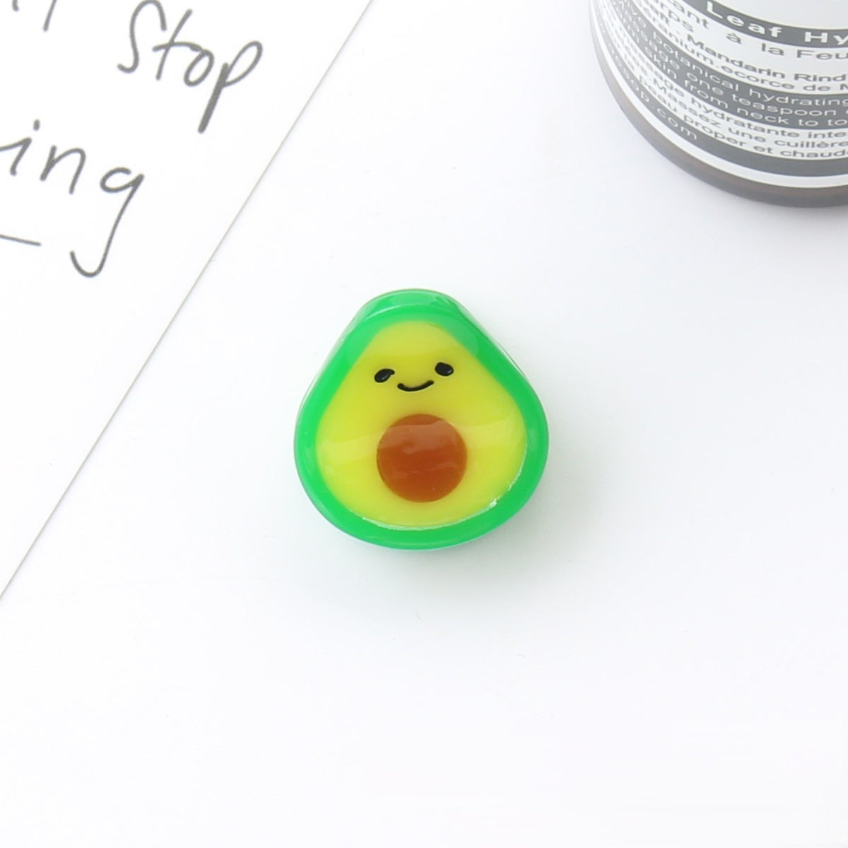 Mini Fruit Shaped Acetate Hair Clip - Avocado