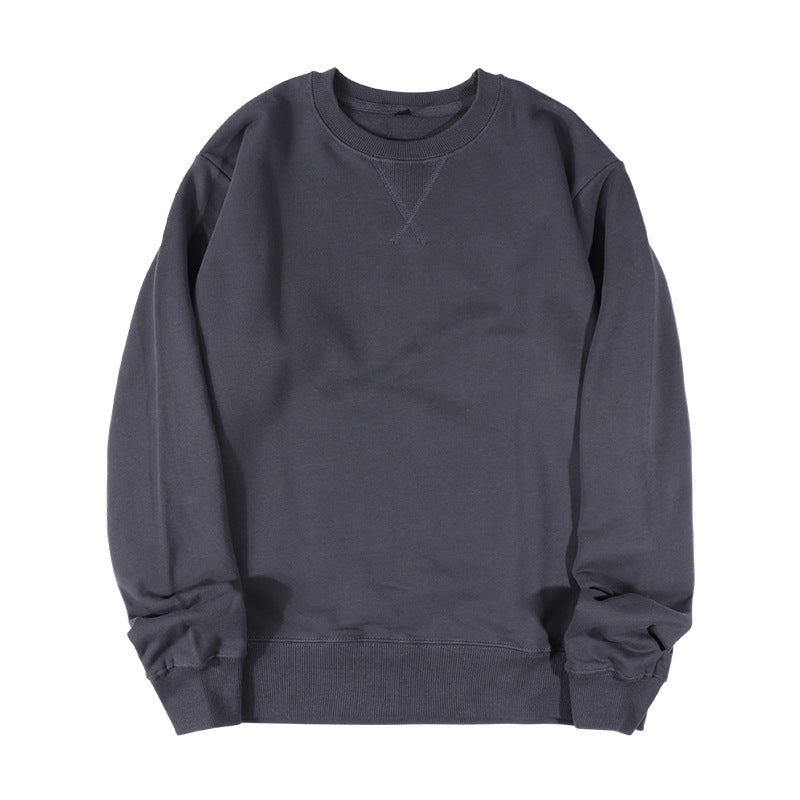 Everyday Cotton Crewneck Pullover Sweatshirt - Charcoal