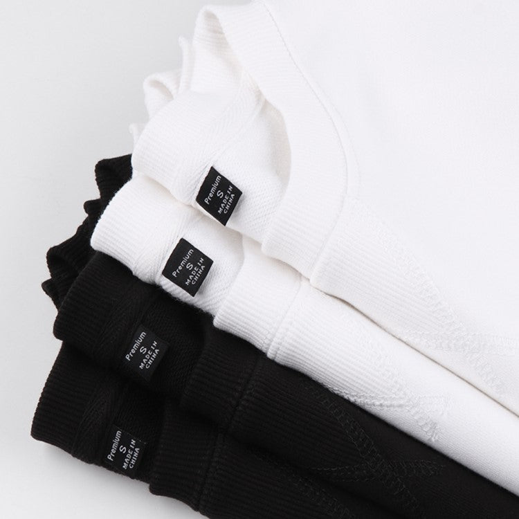 Everyday Cotton Crewneck Pullover Sweatshirt - white - 7