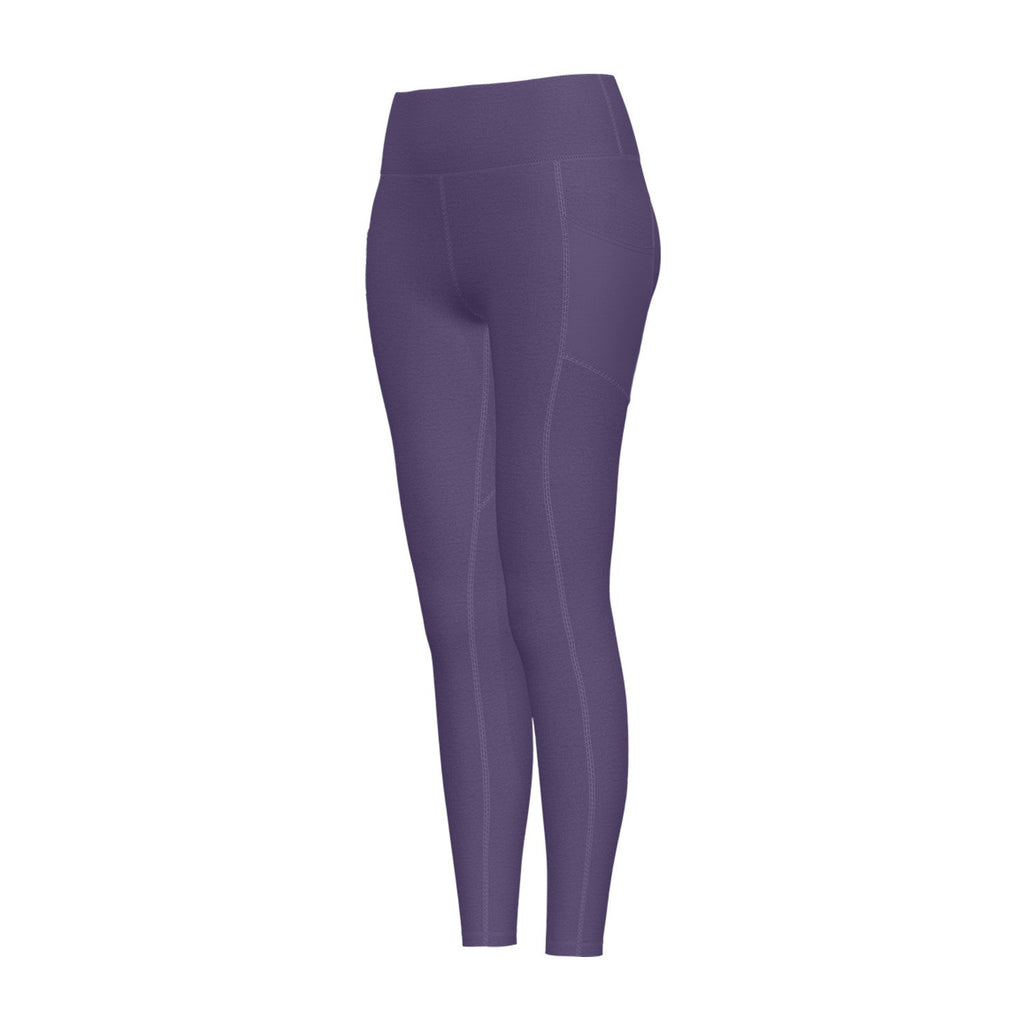 High Waist Contour Seam Mesh Pocket Workout Leggings