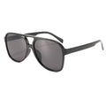 Oversized Retro Double Bar Aviator Sunglasses - NO01