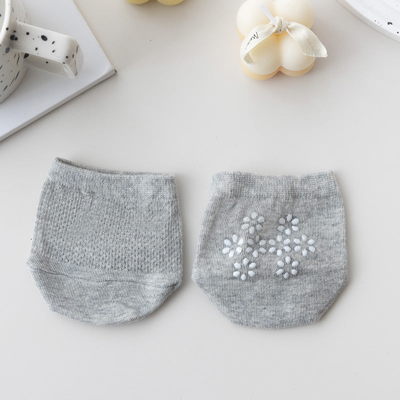 Non Slip Forefoot Cushion Heel Socks - Gray