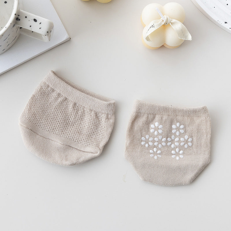 Non Slip Forefoot Cushion Heel Socks - Khaki