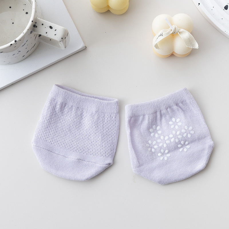 Non Slip Forefoot Cushion Heel Socks - Purple