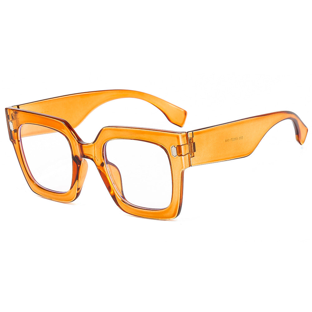 Oversized Square Blue Light Glasses - C6