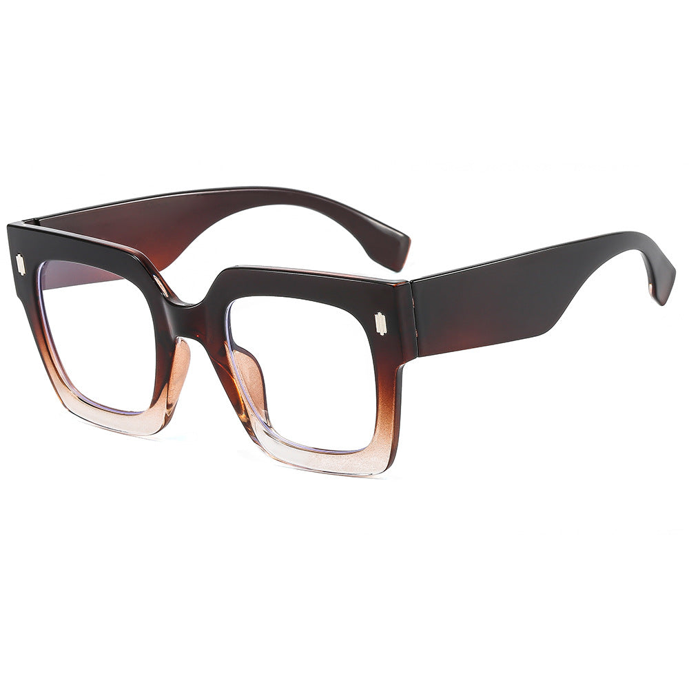 Oversized Square Blue Light Glasses - C7