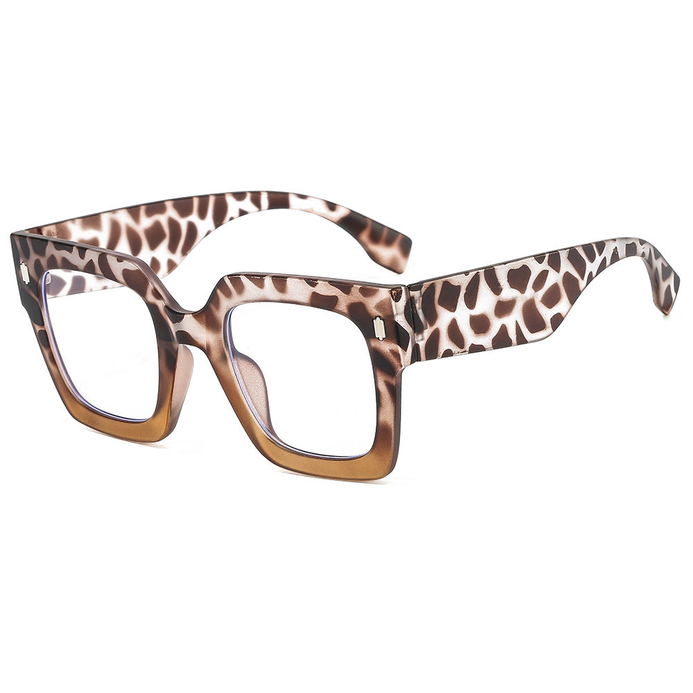 Oversized Square Blue Light Glasses - C9