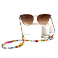 Boho Rainbow Bead Glasses Chain - Rainbow