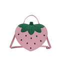 Strawberry Fruit Novelty Crossbody Bag - Pink