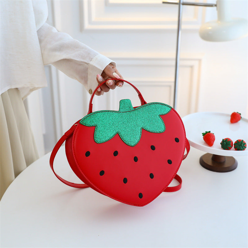 Strawberry Fruit Novelty Crossbody Bag