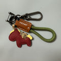 Pony Charm Keychain With Braided Rope Strap - NO-8