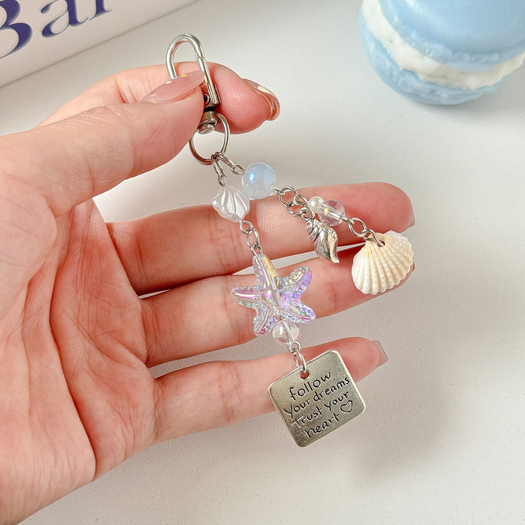 Seashell Starfish Charm Phone Strap - NO02