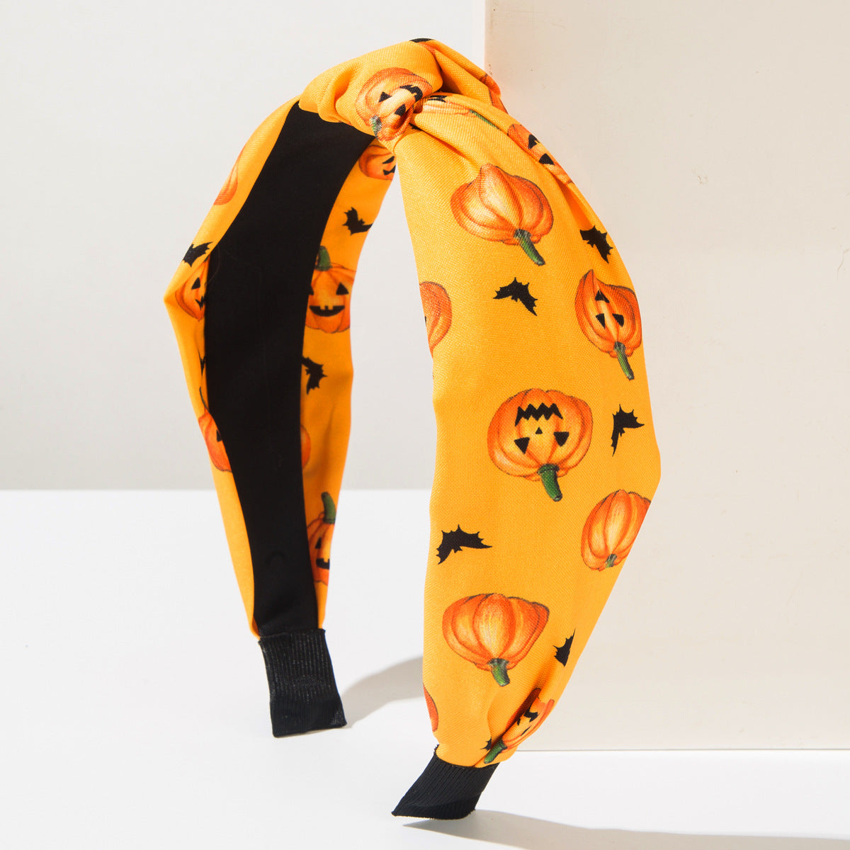 Printed Halloween Headband With Center Knot - C6