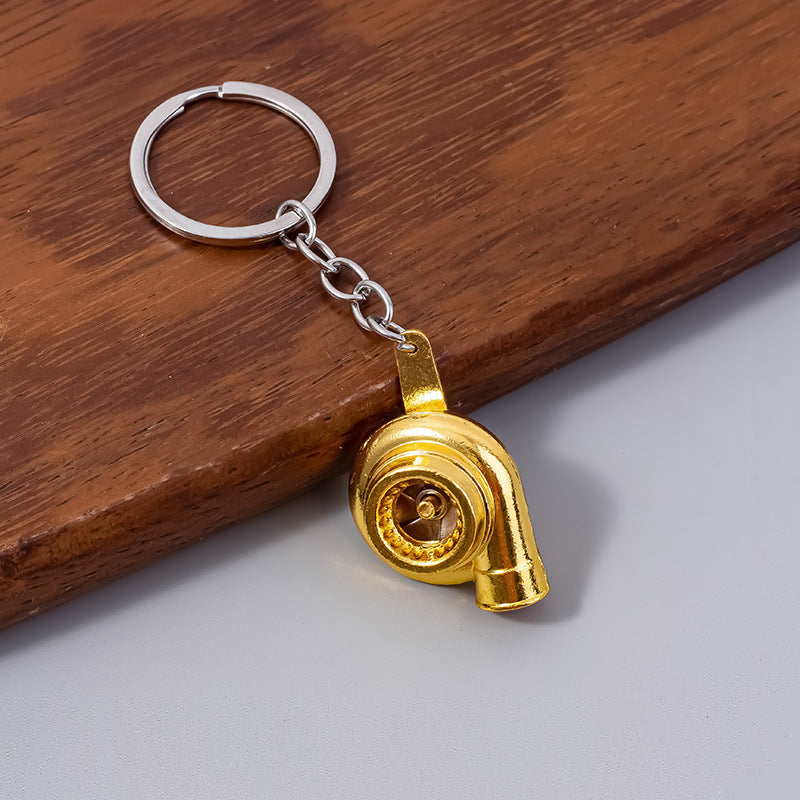 Metal Turbo Charger Keyring Charm - Color_01