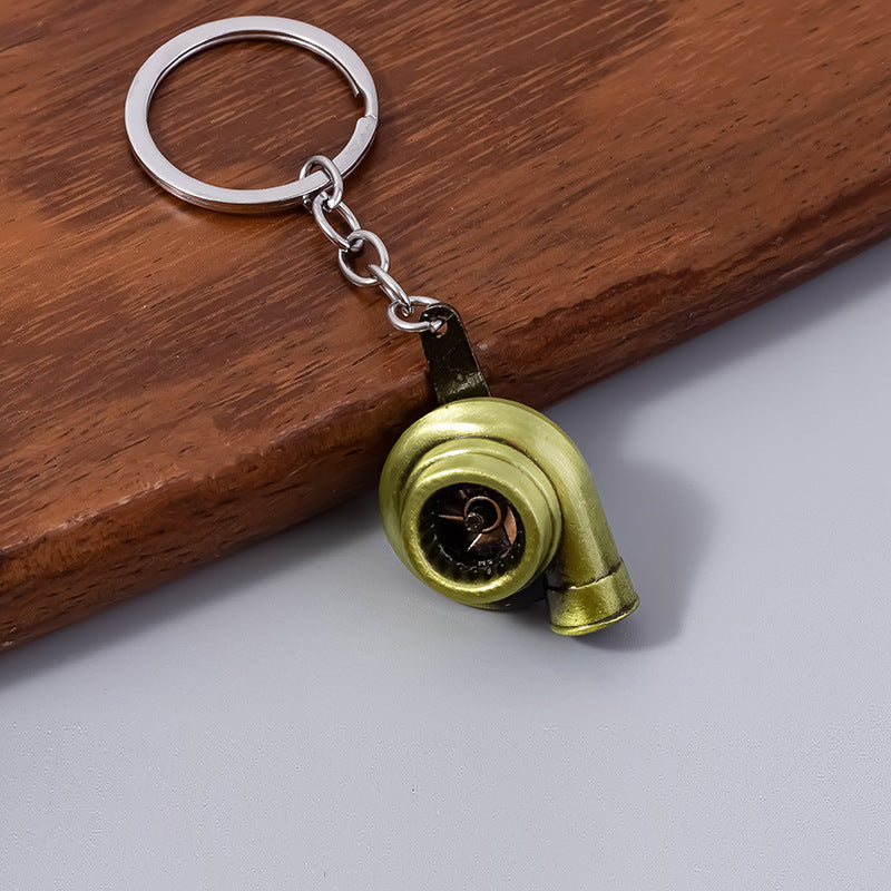 Metal Turbo Charger Keyring Charm - Color_04