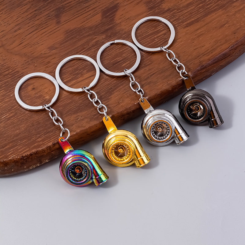 Metal Turbo Charger Keyring Charm - view 1