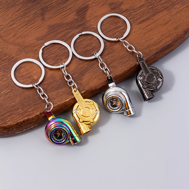 Metal Turbo Charger Keyring Charm - view 2