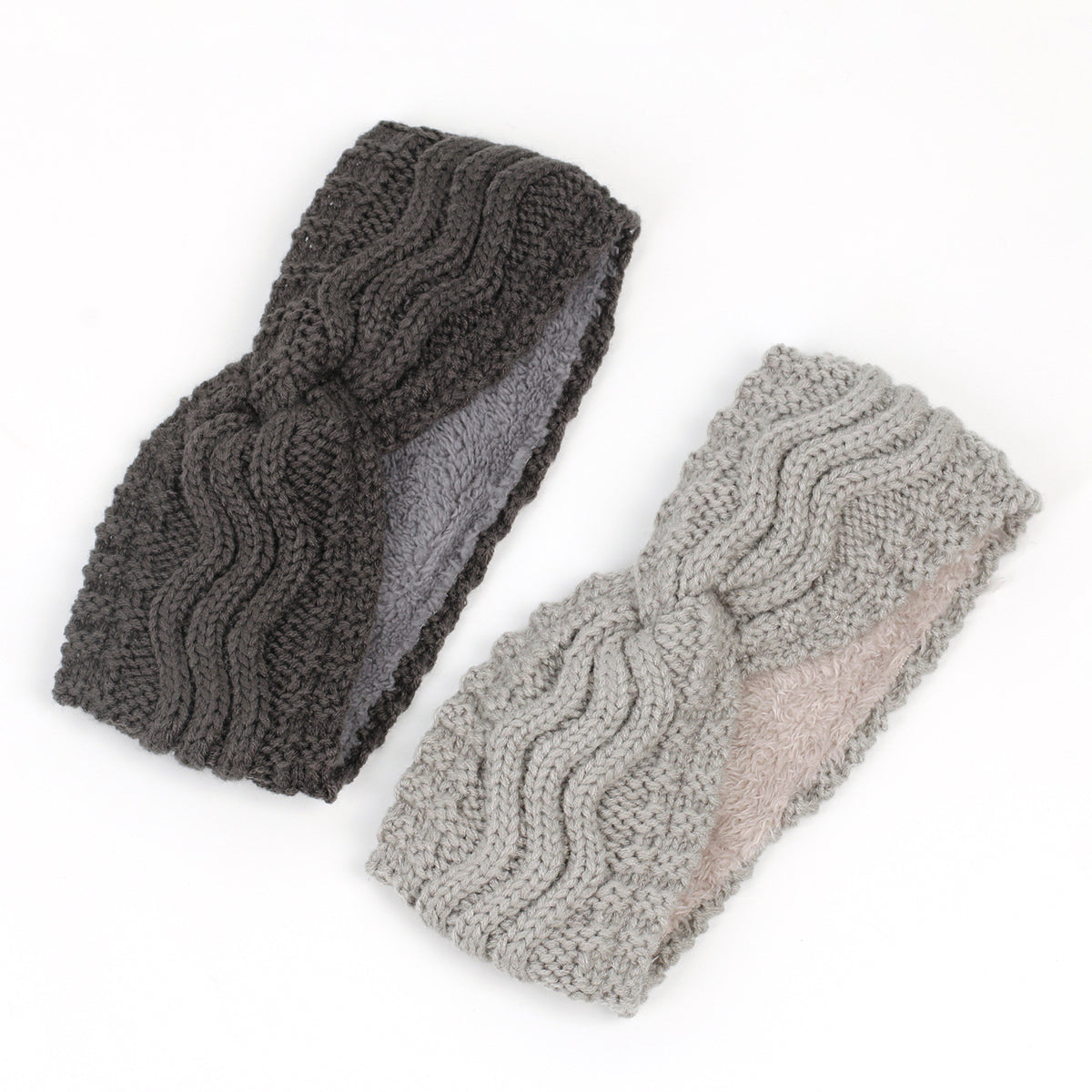 Wave Cable Knit Twist Headband - view 10
