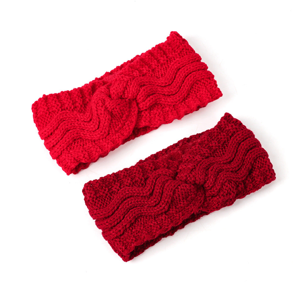 Wave Cable Knit Twist Headband - view 11