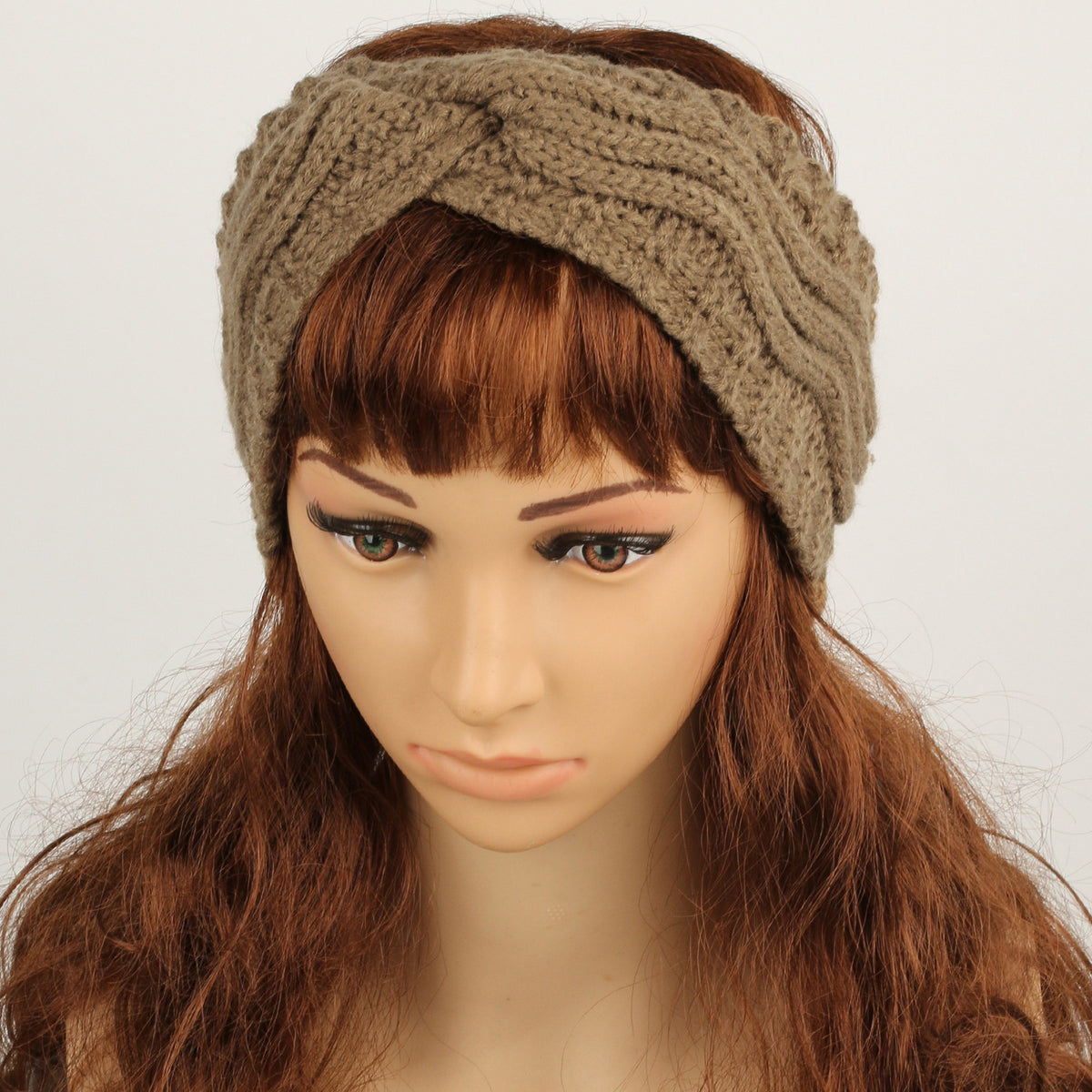 Wave Cable Knit Twist Headband - view 20