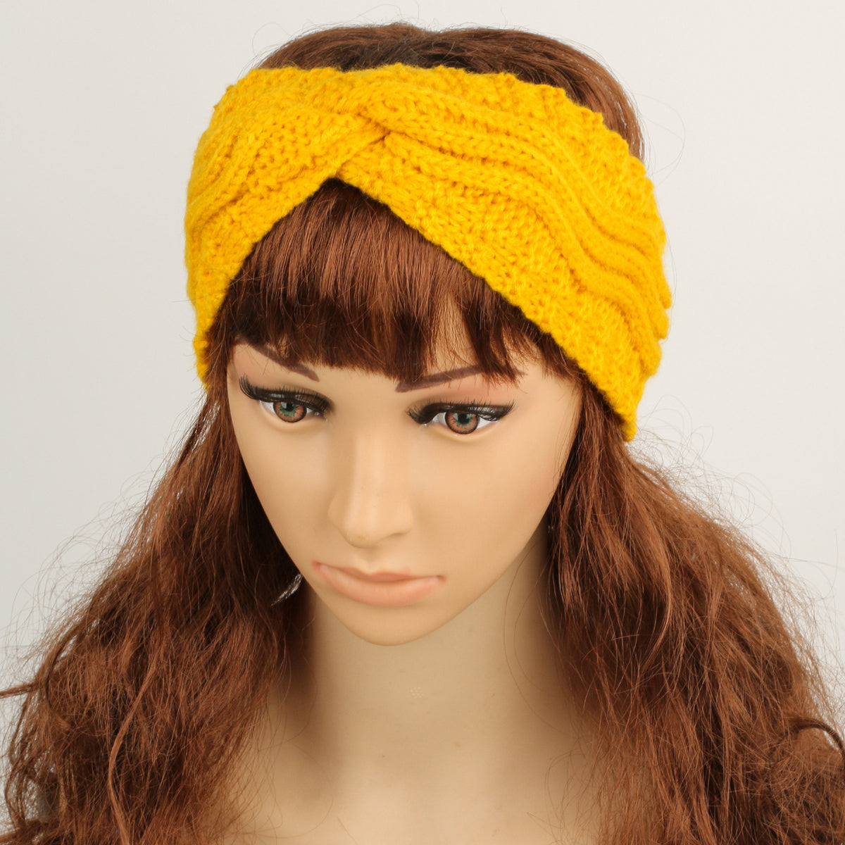 Wave Cable Knit Twist Headband - view 23