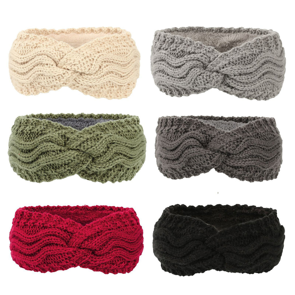Wave Cable Knit Twist Headband - view 26