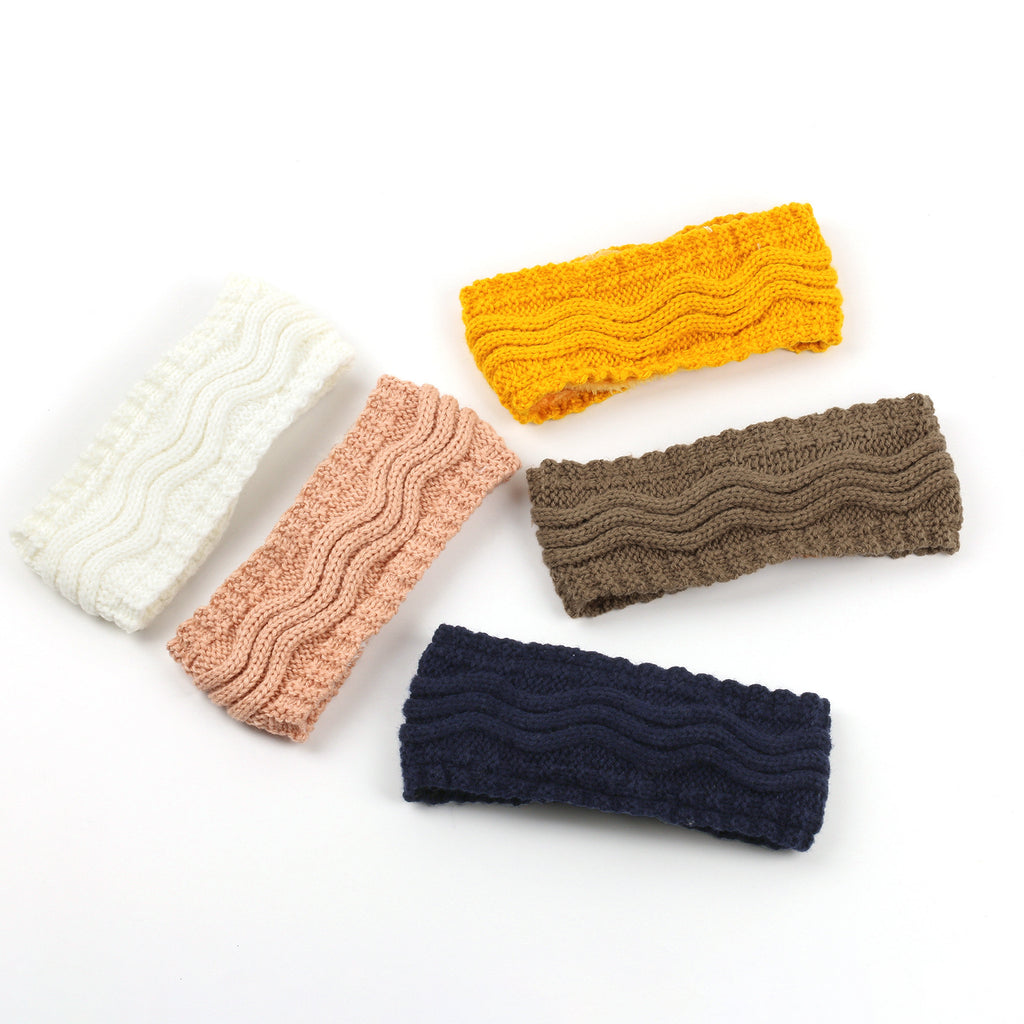 Wave Cable Knit Twist Headband - view 6