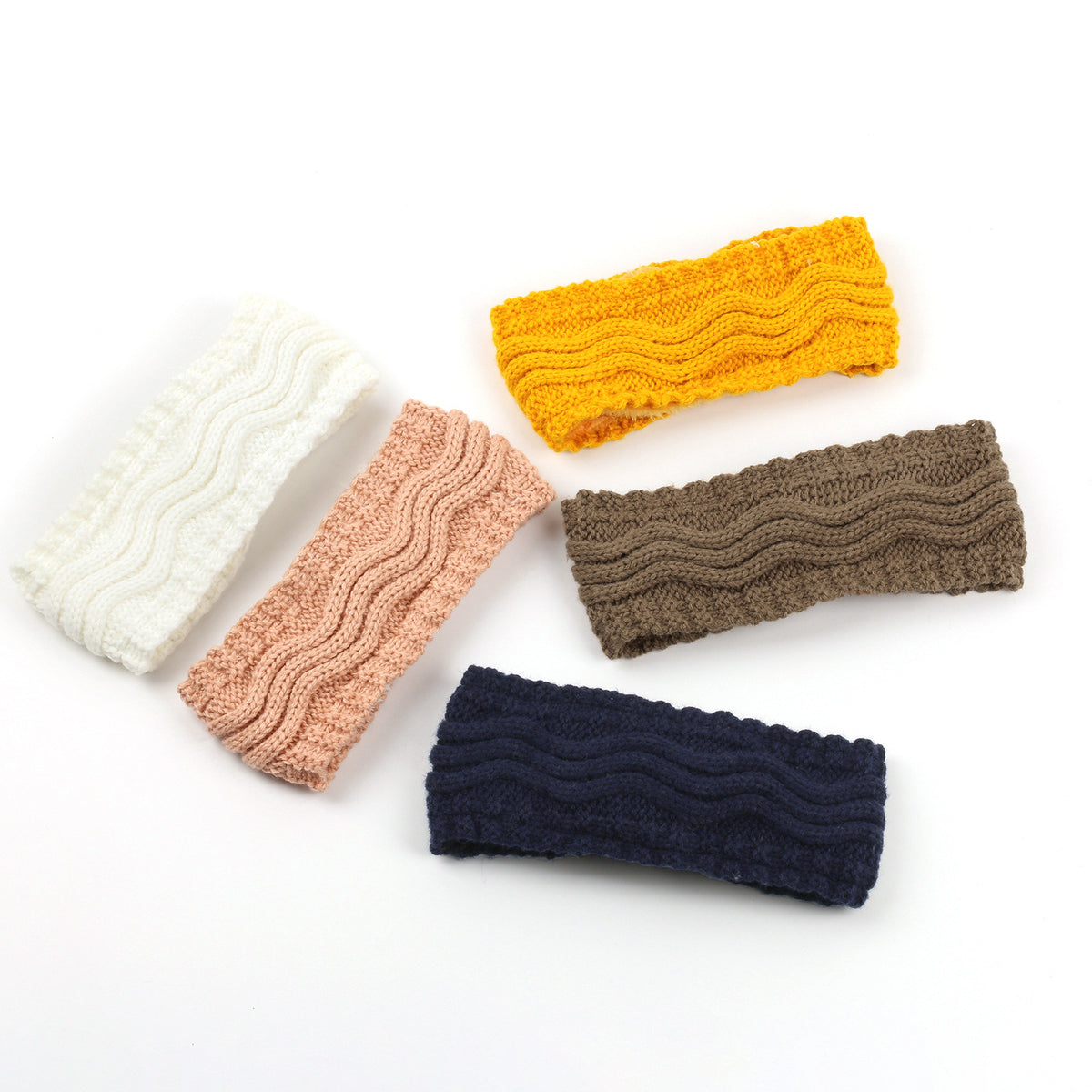 Wave Cable Knit Twist Headband - view 6