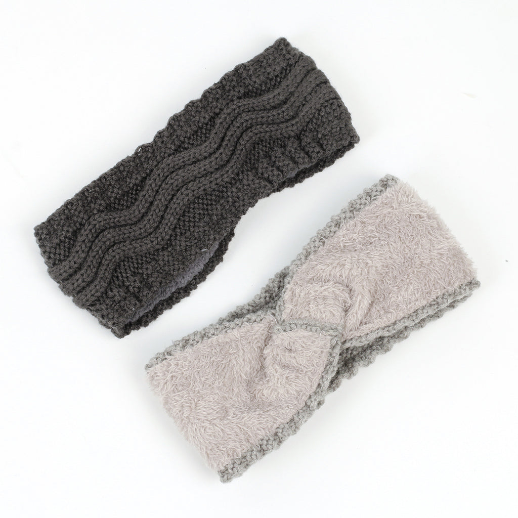 Wave Cable Knit Twist Headband - view 8