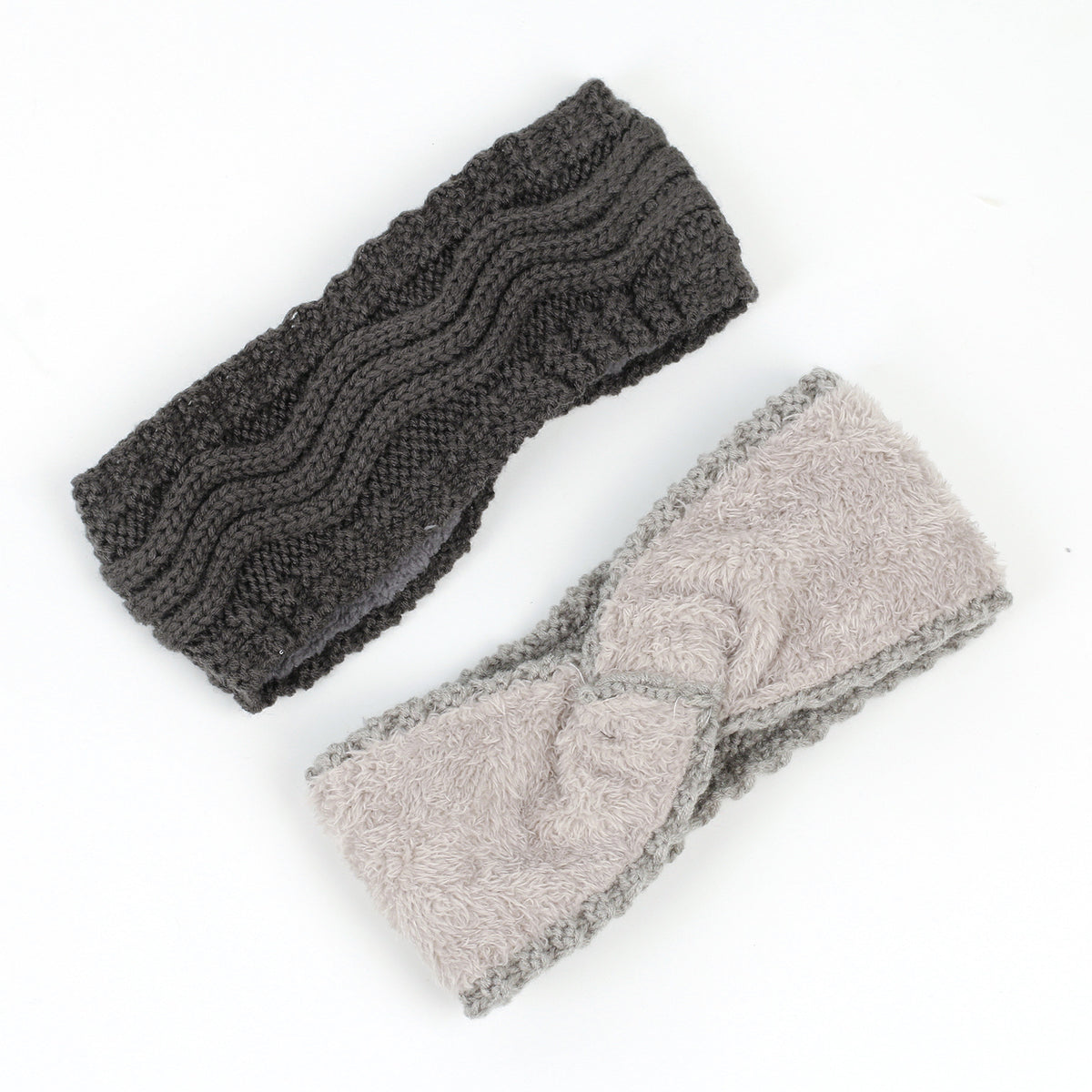 Wave Cable Knit Twist Headband - view 8