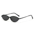Tinted Mini Cat-Eye Oval Sunglasses Retro Y2K - NO01