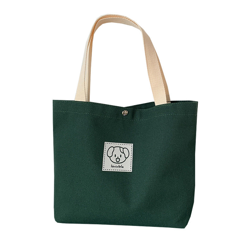 Cartoon Patch Canvas Tote Bag - view 5