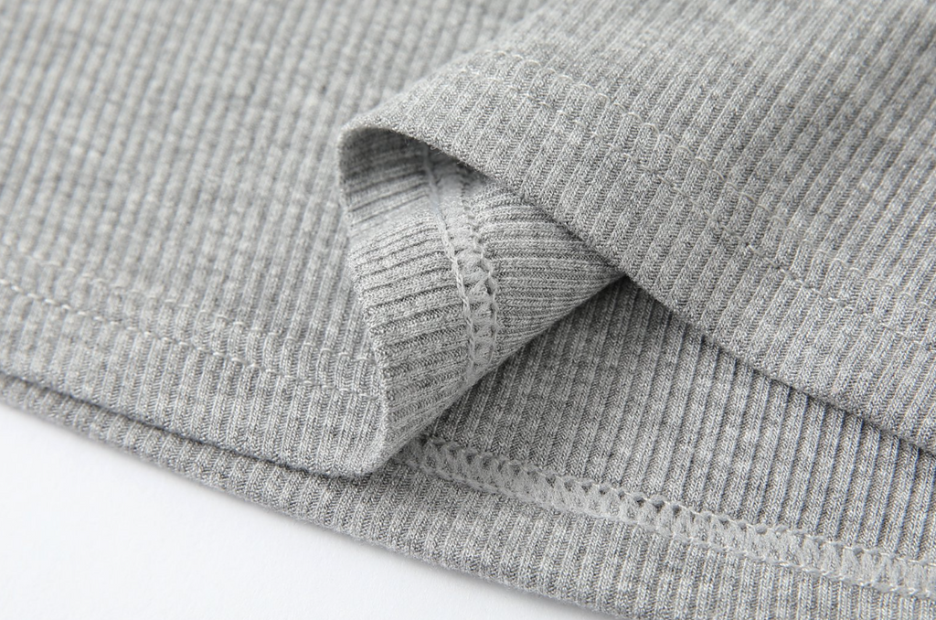 High Neck Ribbed Tank Top - view 12