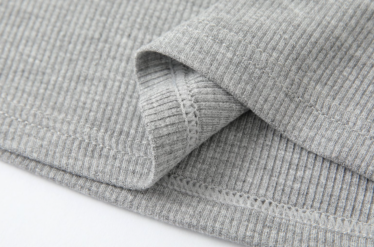 High Neck Ribbed Tank Top - view 12